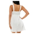 thumbnail image 2 of Speechless Womens Juniors Lattice Short Mini Dress, 2 of 2