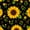 Color 3, variant on Peel and Stick Wallpaper Bright Sunflower Black Wall Mural 23.6in x 9.8ft Self Adhesive Removable Wall Paper Renter Friendly Wallpaper for Nursery Bedroom Cabinets