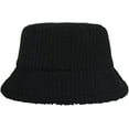 thumbnail image 3 of CoCopeaunts Plain Bucket Hats for Women Lamb Plush Soft Warm Fisherman Hat Winter Solid Color Casual Lady Outdoor Bucket Cap, 3 of 8
