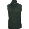 thumbnail image 1 of Russell Europe - Chaleco polar de exterior con cremallera larga para mujer (Verde botella), 1 of 3