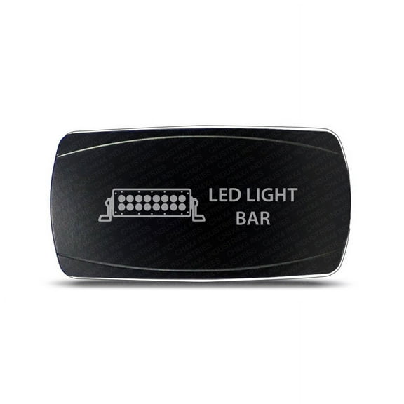 CH4x4 Rocker Switch Led Light Bar Symbol – Horizontal - White LED