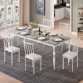 thumbnail image 3 of Bingirl 71 - Inch Rectangular Dining Table for 6. Rustic Farmhouse Kitchen Table with Large Tabletop and Heavy - Duty Legs, 3 of 7