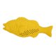 thumbnail image 1 of Juguete dispensador de golosinas para perros, juguete para masticar con forma de pez, interactivo, de goma, para cachorros, color amarillo, 1 of 13