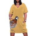 thumbnail image 2 of Northern Bobwhite Loose Pocket Dress women party dresses dresses for special events, 2 of 7