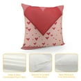 thumbnail image 4 of GOSMITH  Pink Valentines Day Pillow Covers Love Heart Valentine's Day Decor Pillow Decorative Throw Pillows,Farmhouse Valentine Holiday Decorations Cushion case for Couch Home(26), 4 of 5