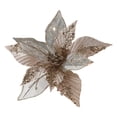 thumbnail image 5 of Dserfhy 11" Christmas Artificial Flowers Glitter Sequins Poinsettia Flower Fabric Fake Flower Picks for Xmas Tree Ornament Wedding Birthday Wreath Decoration, 5 of 8