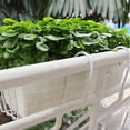 thumbnail image 4 of Flower Pot Rack Wall Mounted Wrought Iron Vintage Carved Hanging Plants Stand Decorative Frame, 4 of 5