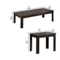 thumbnail image 5 of Coaster Elias 3-Piece Wood Occasional Coffee Table Set in Black, 5 of 5