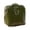 Green, variant on Vintage Dark Brown Leather Makeup Pouch, Small Cosmetic Bag, Travel Jewelry Organizer, Snap Closure Wristlet Purse for Women, Retro Mini Storage Bag for Cosmetics, Lipsticks, Coins