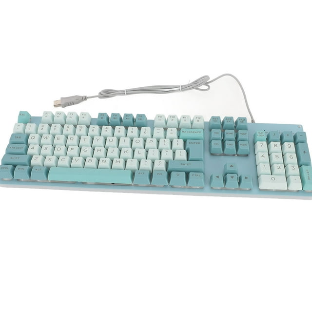Clavier de Jeu Rétroéclairé RVB, Clavier Filaire Éclairé 26 Touches, Clavier Mécanique Compact Panneau Métallique Clavier de Jeu USB Portable pour PC Ordinateur Portable Ordinateur Joueur