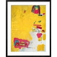 thumbnail image 4 of Art.com Pink Elephant with Fire Engine, 1984 Giclee Print by Jean-Michel Basquiat, Black Frame Wall Art, 23" x 29", 4 of 4