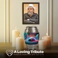 thumbnail image 3 of Yatskia Colorful Lightning Car Large Funeral Burial Urn for Ashes Adult Male and Female, Mini Memorial Keepsake Urns for Human Ashes Adult Dad, (Monar 10 Inch and 3 Inch), 3 of 4