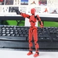 thumbnail image 4 of Modèle Articulé Multi-Articulé Figurines de Robot Mécanique Imprimées en 3D pour Enfants Cadeau, 100 % Nouveau--siniker, 4 of 4