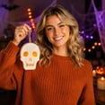 thumbnail image 4 of Halloween Hanging Lamp, Lighted Hangings Decorations for Home, Lamps Ornament for Halloween Decor Indoor & Outdoor, White, 4 of 6