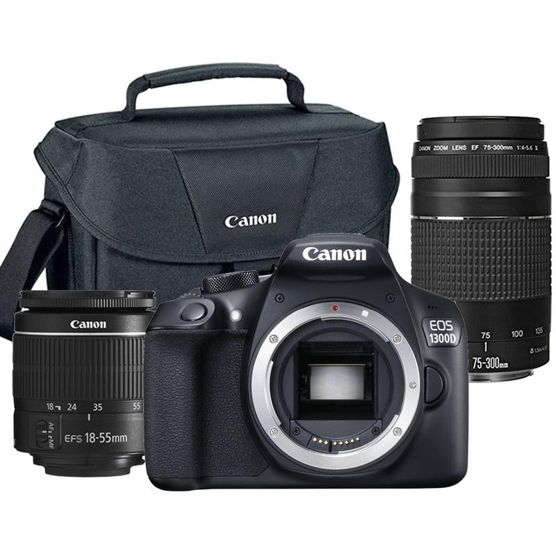 Buy Canon Eos Rebel 1300d 18mp Dslr Camera With 18 55mm Lens 75 300mm Lens And Canon Camera Case Online At Lowest Price In Ubuy Saint Helena Ascension And Tristan Da Cunha