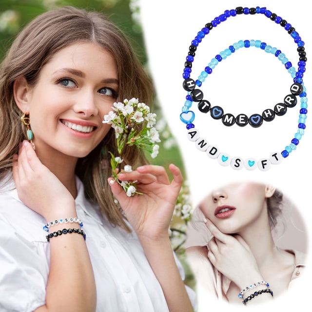 Bracelet 1 | Colorful Beaded Bracelet Present Bracelet Is The For Sisters And Girls Let Bracelet Witness Your Friendship | 2pcs Tour Bracelets Concert Merch Bracelet Friendship Jewelry Bracelet For