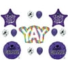 YAY! Class of 2022 Purple Rainbow Party Balloons Decorations Grad Graduate cap hat