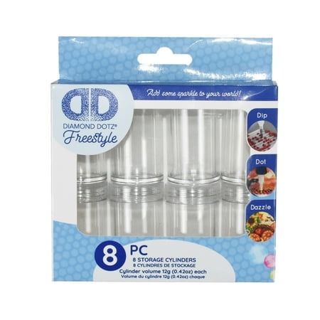 UPC: 4895225916504 | DIAMOND DOTZ® Freestyle 8 x Storage Cylinders