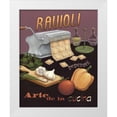 thumbnail image 3 of Daphne Brissonnet 15x18 White Modern Wood Framed Wall Art Titled - Ravioli, 3 of 5