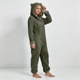 thumbnail image 6 of JOANKDMI Tween Girls Fleece Size 12-13 Onesie Pajamas with Cute Ears Hood Zipper Front Fuzzy Warm Sleepwear Fluffy One Piece Jumpsuit for Winter Lounge Home Casual Nightwear, 6 of 7