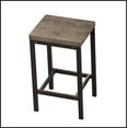 thumbnail image 5 of Modern Design Kitchen Dining Table, Pub Table, Long Dining Table Set with 3 Stools,Brown Gray, 5 of 9