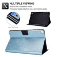 thumbnail image 5 of Galaxy Tab A 10.1 2019 Case, Dteck Glitter Sparkle PU Leather Folio Case Multi-angle Viewing Stand Protective Cover with Card Slots for Samsung Galaxy Tab A 10.1 2019 Model sm-T510 T515, Blue, 5 of 6