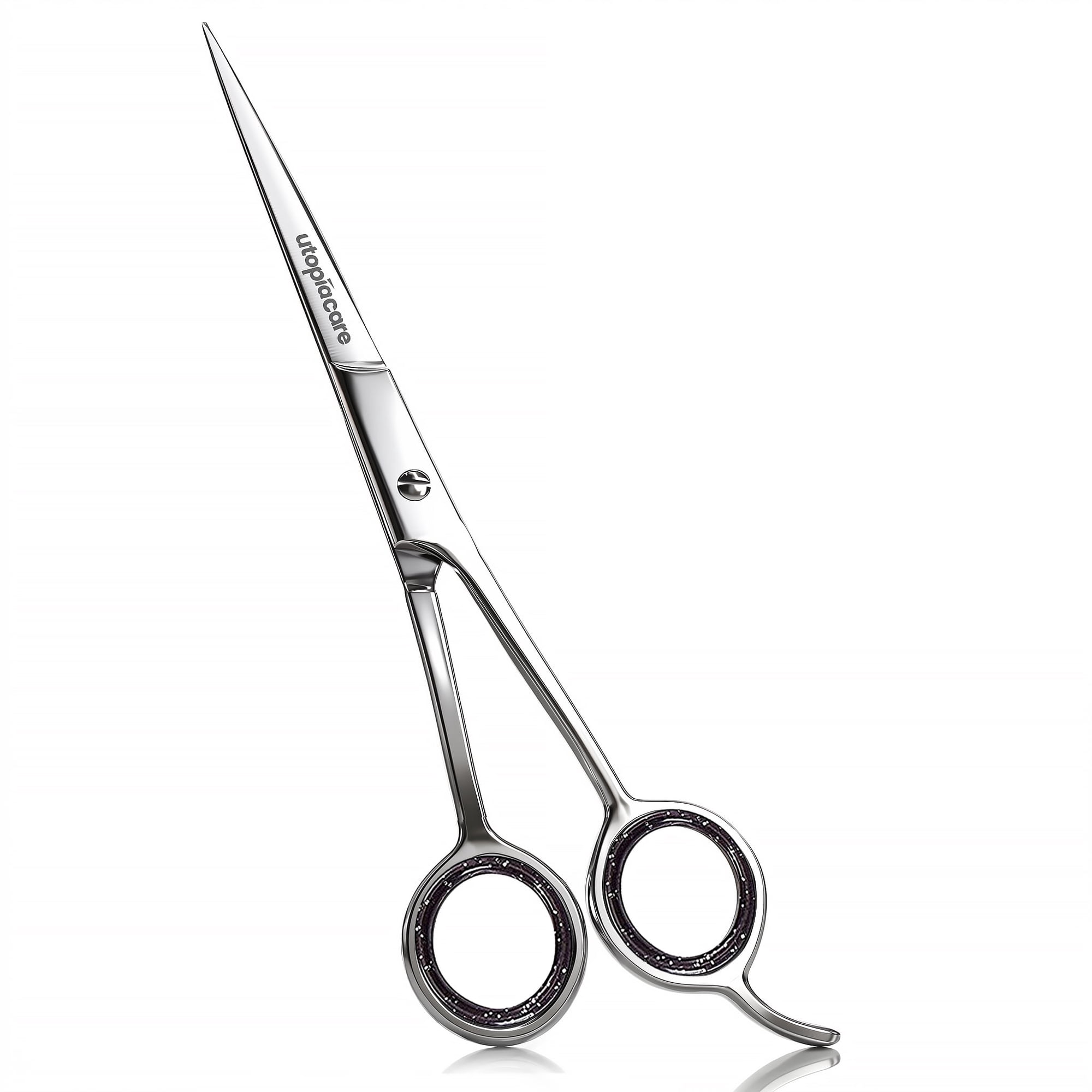 Utopia Care Hair Cutting and Hairdressing Scissors 6.5 Inch, Premium Stainless Steel Shears with Smooth Razor and Sharp Edge Blades for Salons, Men, Women and Kids, Silver