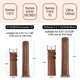 thumbnail image 5 of Correa de reloj SUNFWR de piel de 41 mm/40 mm/38 mm para Apple Watch, 5 of 7