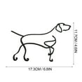 thumbnail image 7 of Desk Accessories Clearance! Dog Minimalist Arts Sculpture Personalized Gift Metal Decoration, 7 of 7