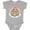 AC-Heather Grey, variant on Sloth Yoga Rainbow Girls Baby Bodysuit