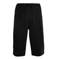 thumbnail image 1 of HXWCHs Men's Drawstring Linen Beach Pants Drawstring Waist Lounge Wear Black XXXL, 1 of 8