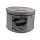 thumbnail image 3 of Caja de almacenamiento para sombreros, organizador de armario decorativo, caja de sombreros para viajes, Gris, 3 of 9