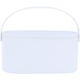 thumbnail image 1 of SURJDE Makeup Organizer Box with LED Lighted Mirror for Travelling, Multi-Purpose Cosmetics Box Carrying Case, White, Travel Size (Instruction Included), 1 of 7