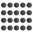 thumbnail image 4 of Bases de modelos redondas y circulares para juegos de mesa, color negro, estables, para exhibir en miniatura, para vitrinas, escritorios y vitrinas de 20 piezas, 4 of 10