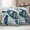Blue, variant on Blue Teal Coastal Outdoor Waterproof Pillow Covers, Sea Turtle Summer Beach Starfish Decorative Square Throw Pillowcase Sofa Cushion Sham for Patio/Couch/Chair, 16"x16" 2 Pack