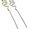 thumbnail image 2 of Here's a refined and attractive product description for your **Elegant Snake Hair Sticks**:\n\n \n\n### **2pcs Elegant Snake Hair Sticks for Buns – Alloy, 2 of 2