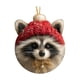 thumbnail image 2 of Adornos Navideños Acrílicos de Animales | Adornos Colgantes Planos de 2 Mm de Grosor con Cordón Dorado | Decoración Compacta y Duradera para Árbol de Navidad de 8 Cm | Multiusos para El Hogar, La Ofi, 2 of 5