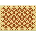 thumbnail image 1 of Ahgly Company Indoor Rectangle Patterned Orange Red Orange Area Rugs, 8' x 10', 1 of 1