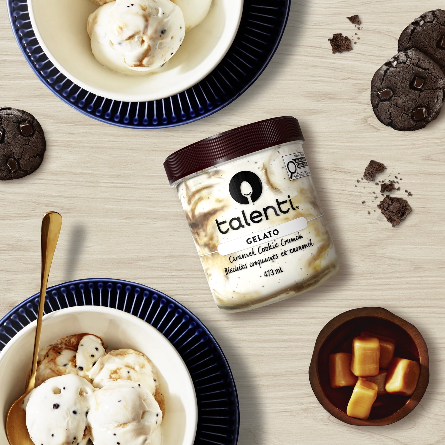 Gelato Talenti Biscuits Croquants et Caramel 473 ml