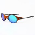 thumbnail image 1 of Unisex Polarized Cycling Sunglasses Retro Colorful Alloy Frame Glass Lenses, 1 of 6