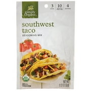 Simply Organic Southwest Taco Seasoning, 1.13 OZ