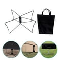 thumbnail image 6 of harayaa Foldable Stand Accessories BBQ Traveling Outdoor Box Holder L Black, 6 of 9
