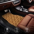 thumbnail image 4 of Uemuo Car Floor Mats - Dachshund Dog Puppy Pattern Carpet Floor Mats for Cars, Auto Accessories Front & Rear Car Floor Foot Mat Sets of 4 Pieces, 4 of 6