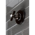 thumbnail image 3 of Kingston Brass KS3035ZX 3-Way Diverter Valve with Trim Kit, Oil Rubbed Bronze, 3 of 5