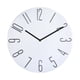 thumbnail image 2 of Reloj de Pared de Plástico Colco 14 Pulgadas Silencioso Elegante Decoración para Hogar Blanco, 2 of 8