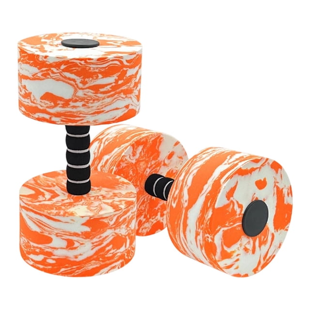 harper 2Pcs Aquatic Exercise Dumbbells Adults Professional Water Aerobic Equipments Tangerine