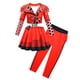 thumbnail image 4 of Disfraz infantil de The Rise of Red para niñas, disfraz de D-Descendants Red Cosplay, disfraz infantil de fantasía para Halloween, peluca, vestido de fiesta elegante, 4 of 5
