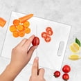 thumbnail image 2 of Anuirheih Acrylic Clear Cutting Boards for Kitchen Counter Non Slip Large Cutting Board for Countertop Protector Apartment Essentialss Kitchen Gadgets Gifts(12x12inch), 2 of 6