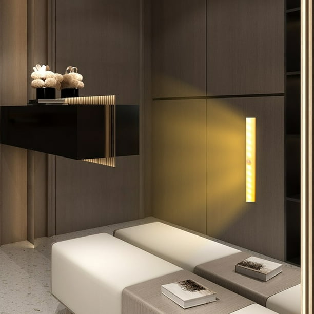 LED Intelligent Human Body Sensing Light Magnetic Suction Charging Cabinet Light Porch Light Wardrobe Bedroom Light With Small Night Lamp