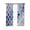 Blue, variant on Blue Morocco Blackout Curtains, Light Blocking Print Window Curtains, Vintage Graffiti Paint Art Boho Dappled Thermal Insulated Window Drapes for Living Room Kitchen Cafe 2 Panels, 55"W x 39"L
